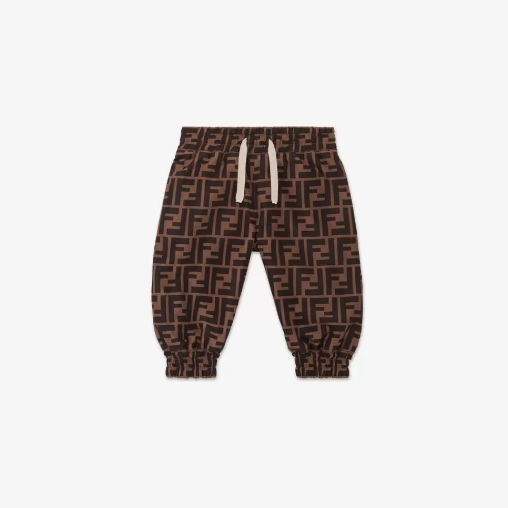 Bambina>Fendi Pantalone Baby Reversibile In Jersey E Nylon Multicolor