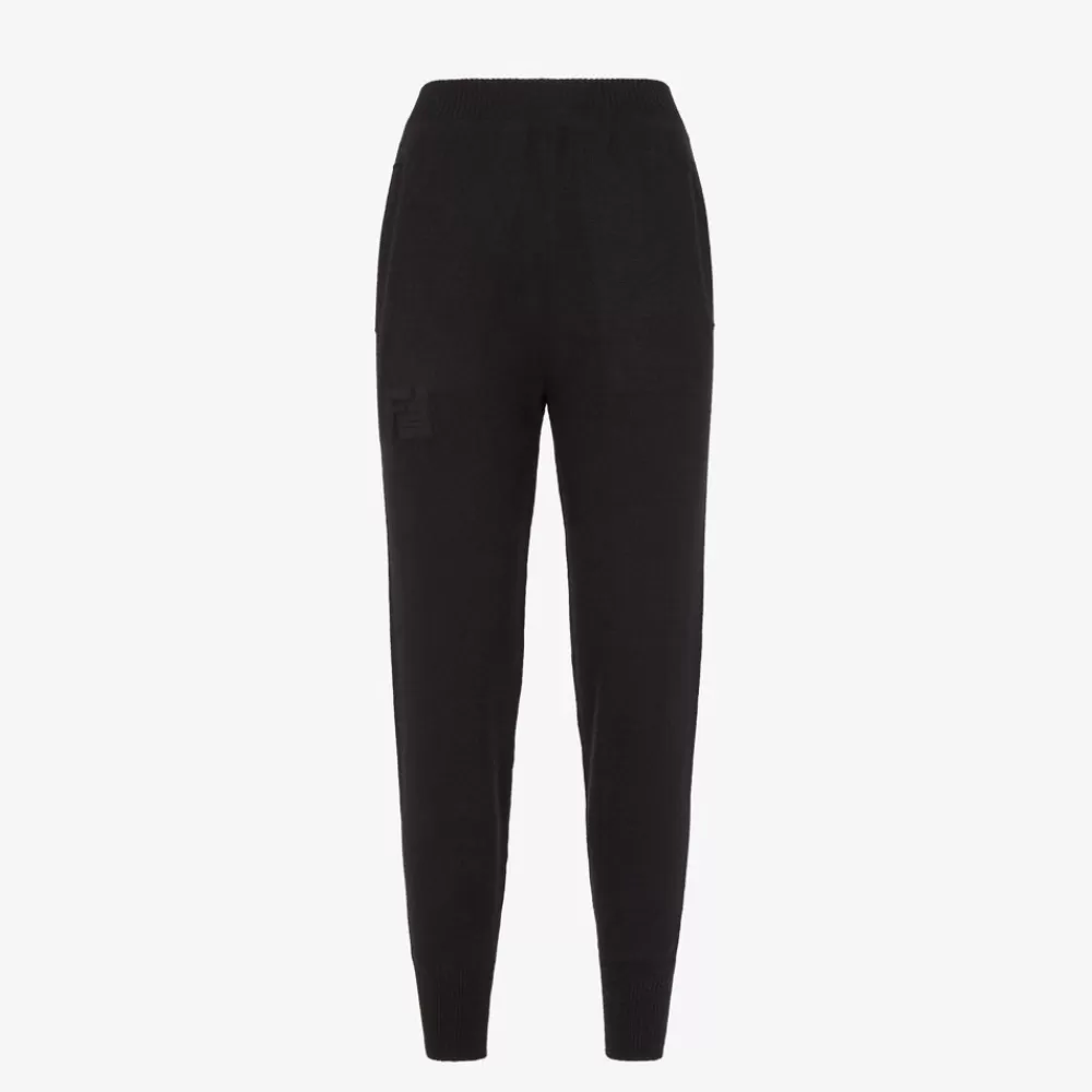 Activewear>Fendi Pantalone In Cashmere Eco Nero