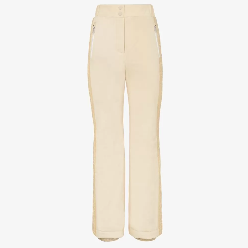 Skiwear>Fendi Pantalone In Nylon Bianco