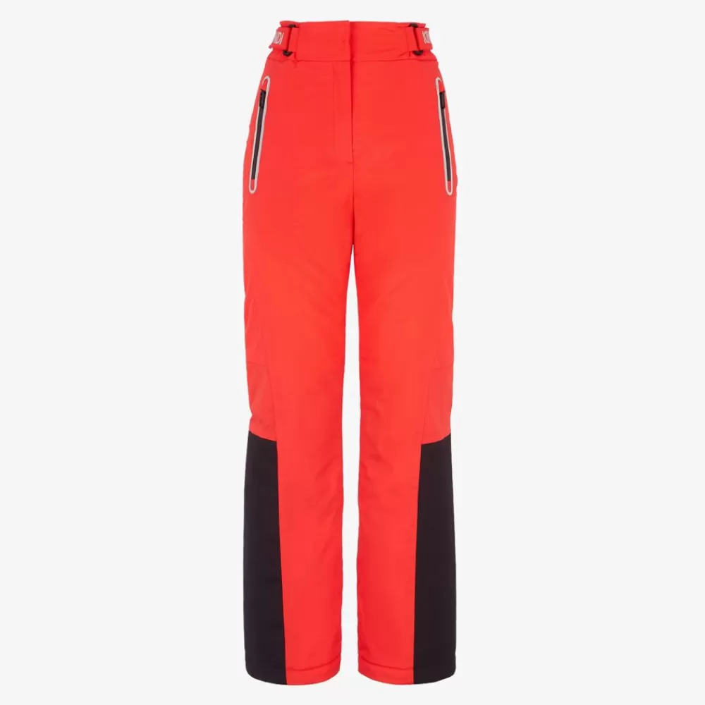 Skiwear>Fendi Pantalone In Nylon Rosso