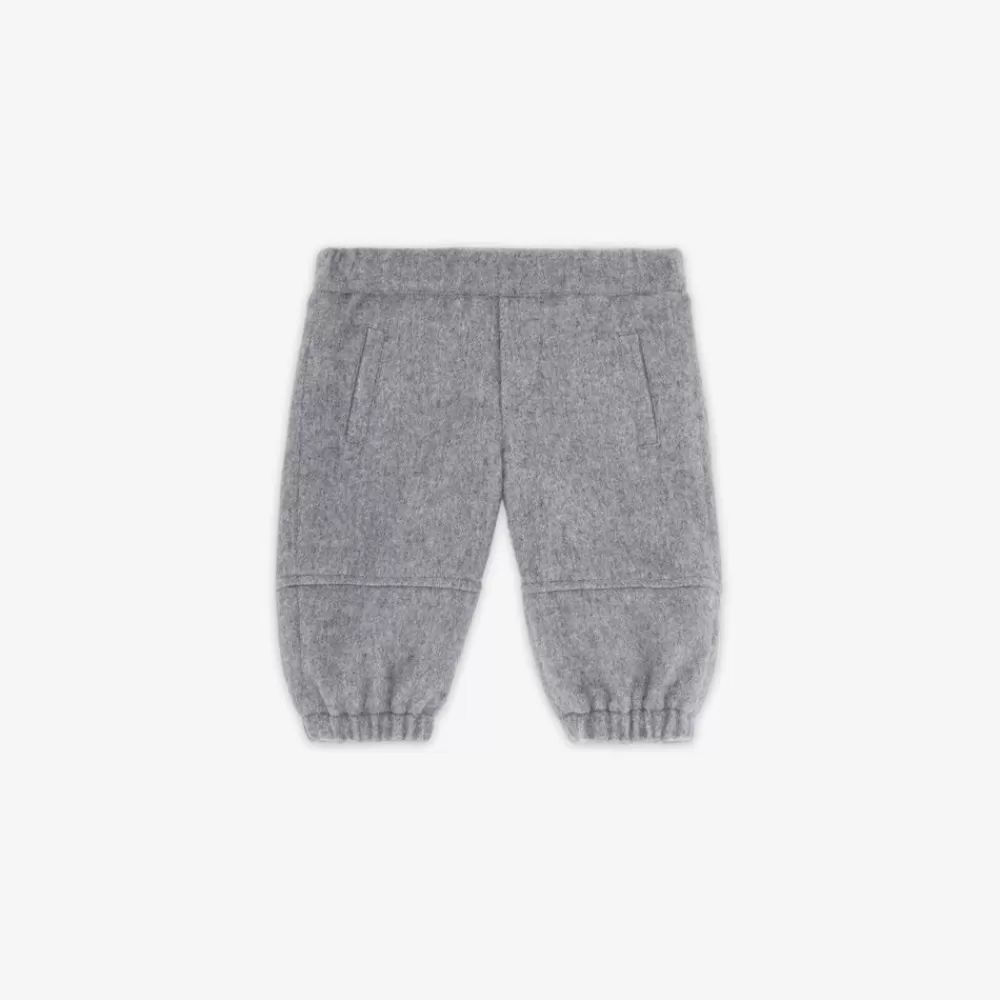 Bambino>Fendi Pantaloni Baby In Flanella Con Logo