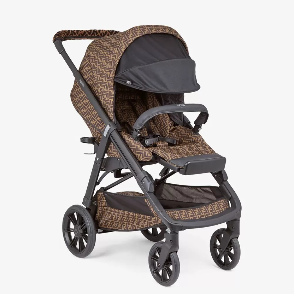 Passeggini E Accessori>Fendi Passeggino In Tessuto Ff