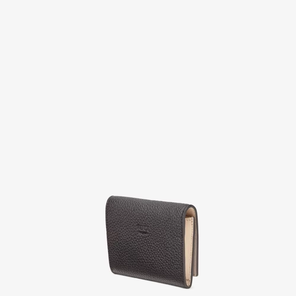 Portacarte E Piccoli Accessori>Fendi Porta Biglietti Da Visita In Pelle Nera
