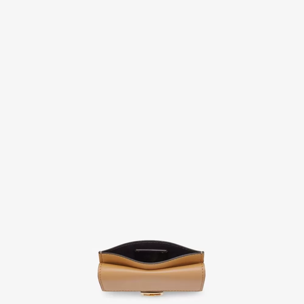 Portacarte E Piccoli Accessori>Fendi Porta Carte In Nappa Beige