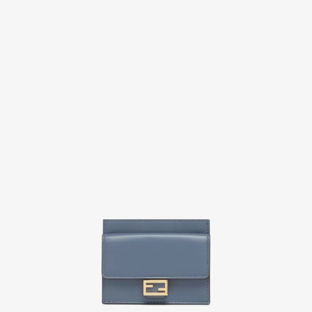 Portacarte E Piccoli Accessori>Fendi Porta Carte In Nappa Blu