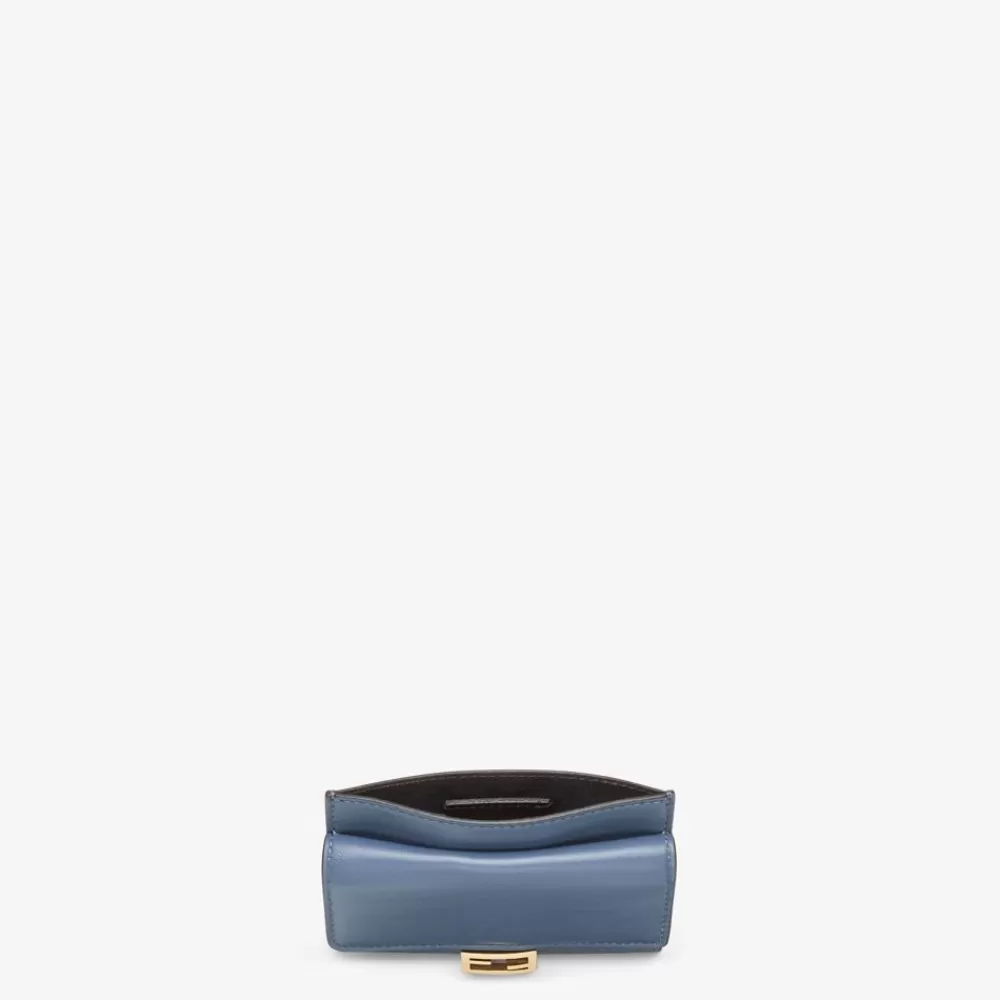 Portacarte E Piccoli Accessori>Fendi Porta Carte In Nappa Blu