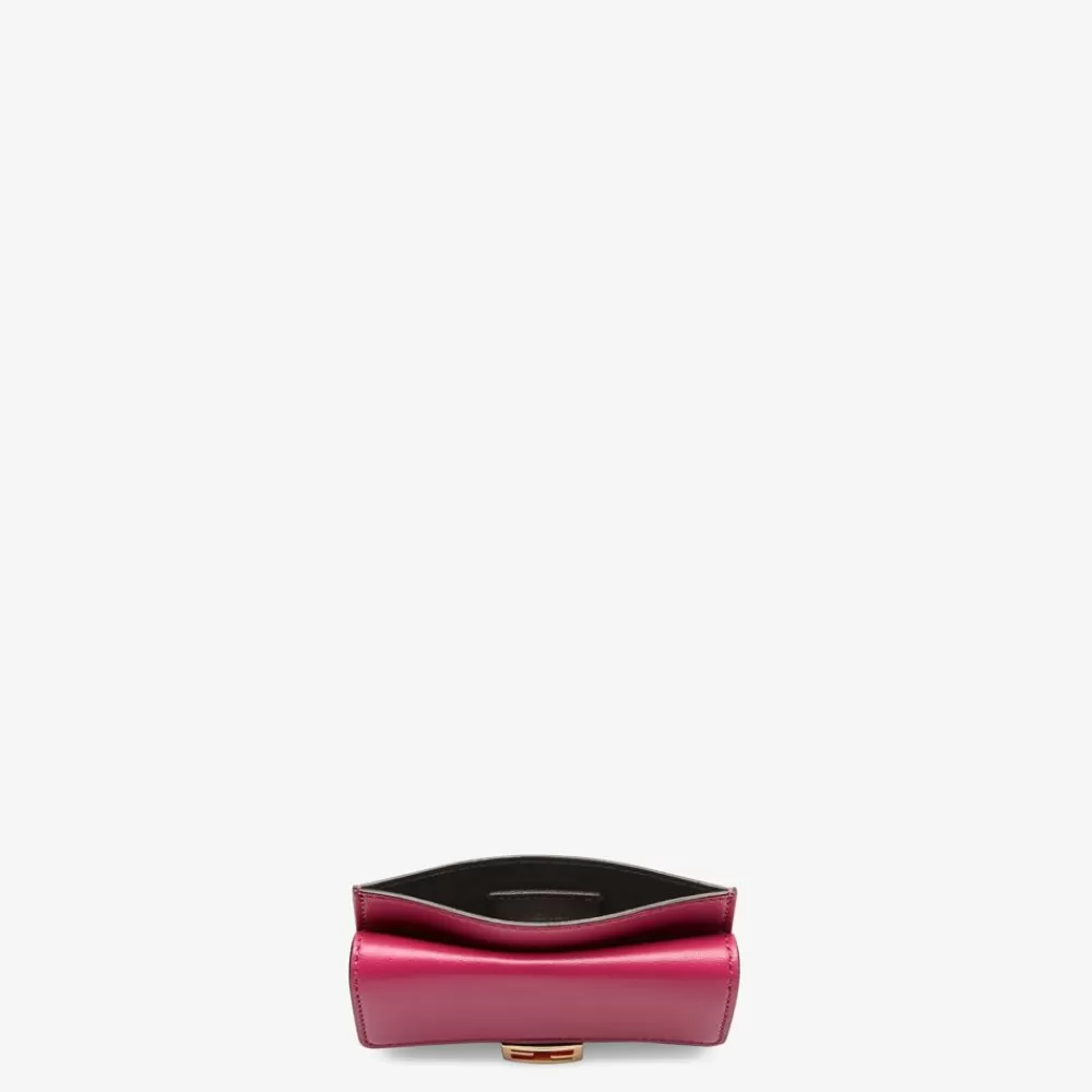 Portacarte E Piccoli Accessori>Fendi Porta Carte In Nappa Fucsia