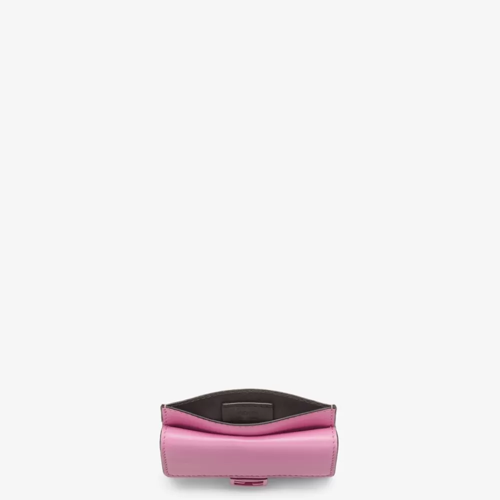 Portacarte E Piccoli Accessori>Fendi Porta Carte In Nappa Rosa