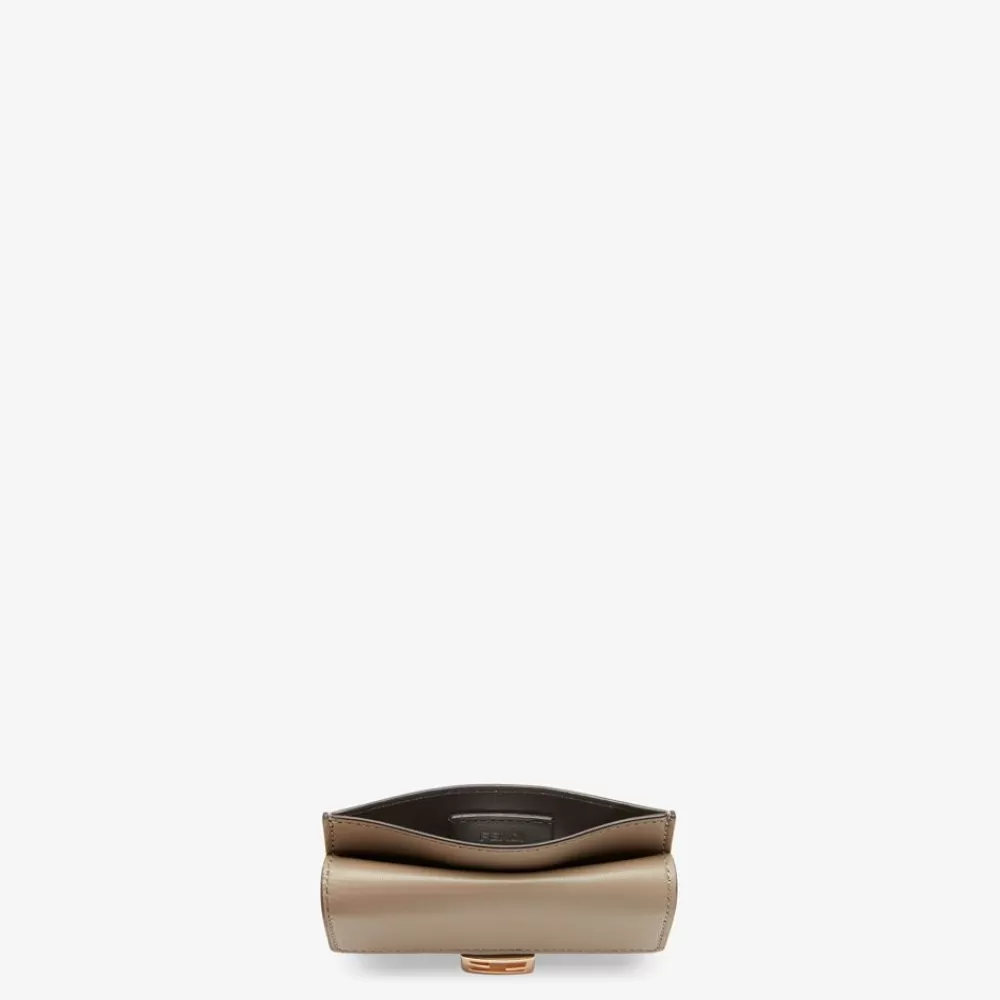 Portacarte E Piccoli Accessori>Fendi Porta Carte In Nappa Tortora