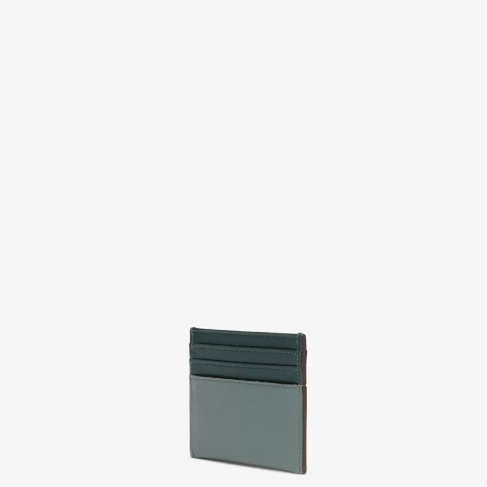 Portacarte E Piccoli Accessori>Fendi Porta Carte Piatto In Pelle Verde