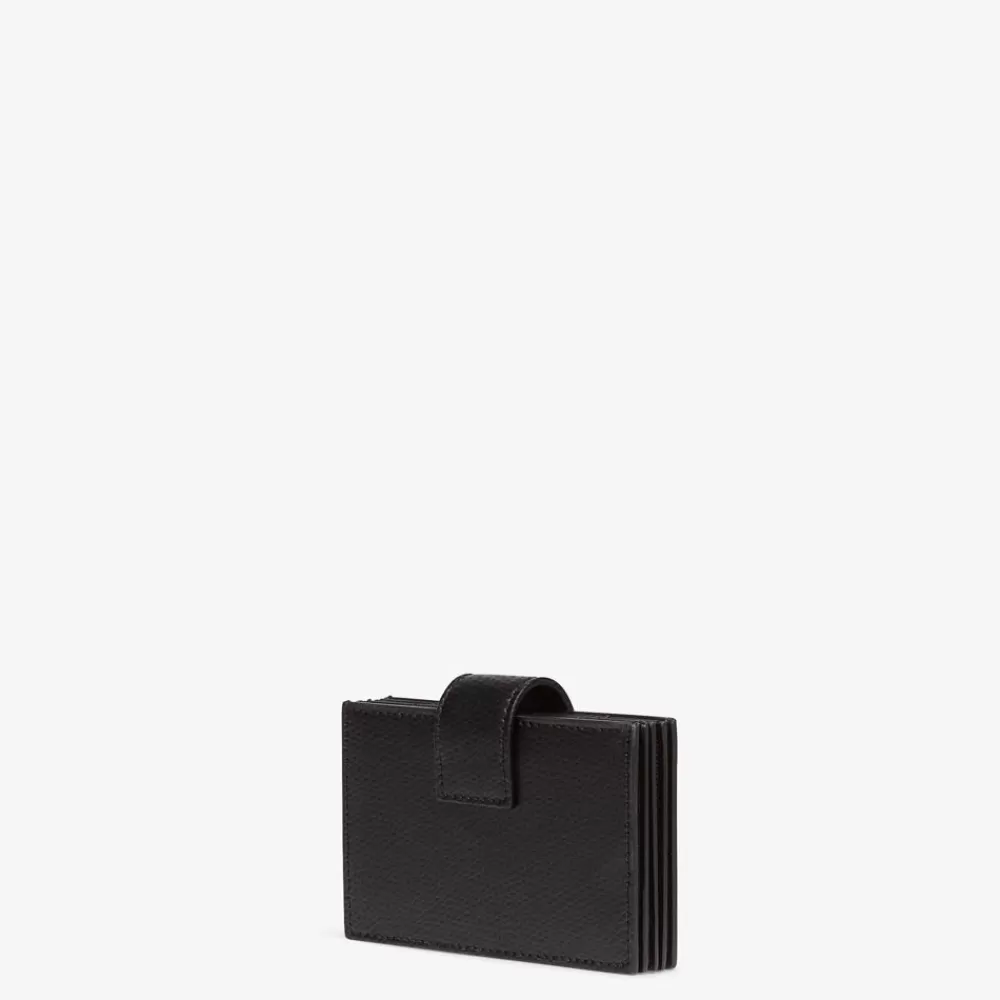 Portacarte E Piccoli Accessori>Fendi Portacarte A Soffietto In Pelle Nera