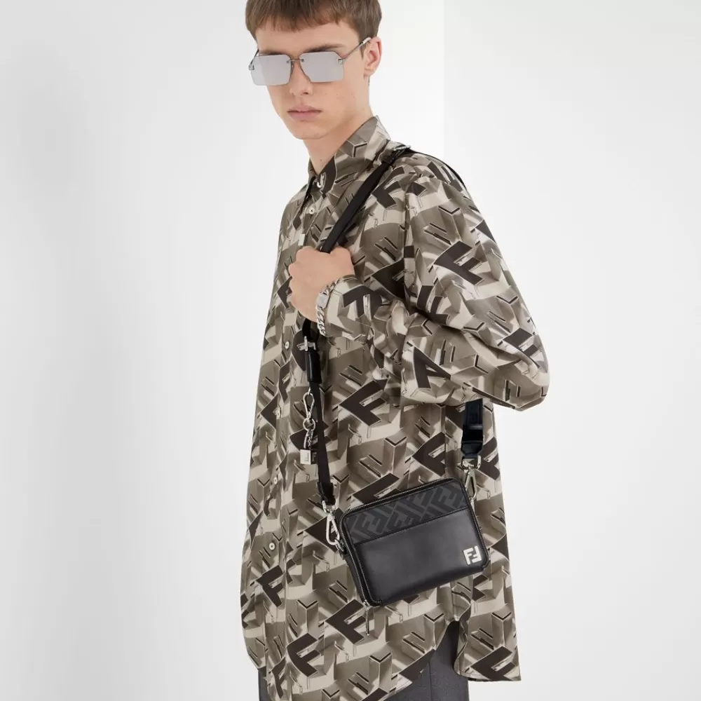 Portachiavi E Accessori Per Borse>Fendi Portachiavi In Metallo Color Argento