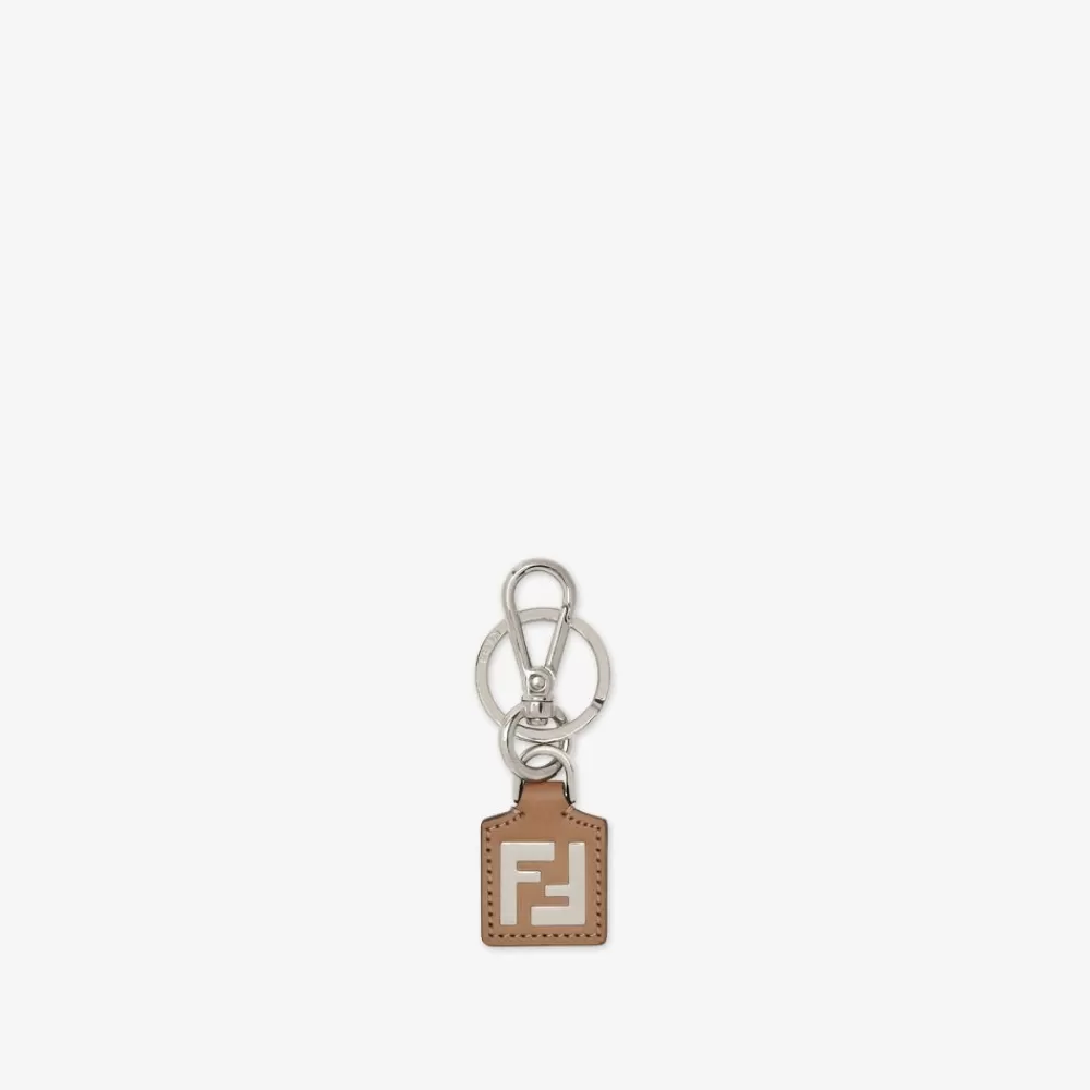 Portachiavi E Accessori Per Borse>Fendi Portachiavi In Pelle Beige