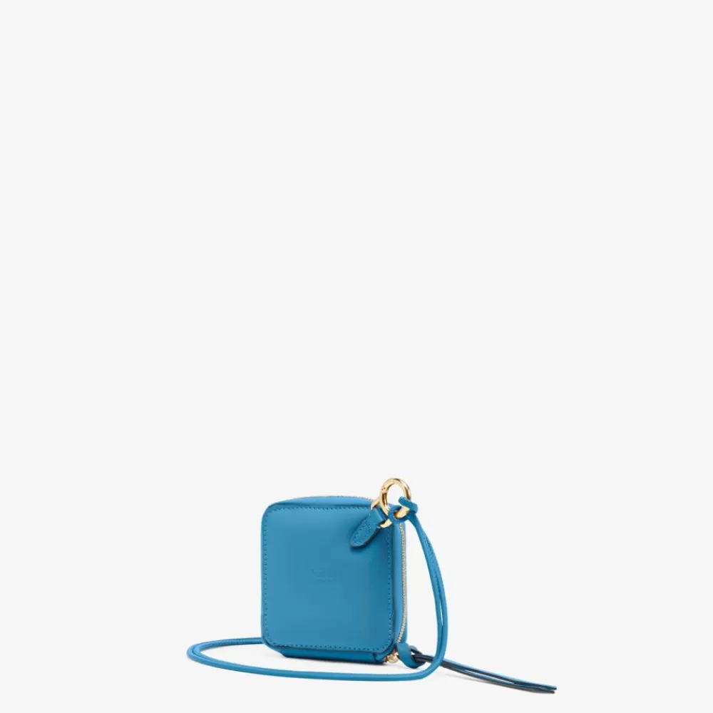 Portafogli>Fendi Portafoglio In Pelle Azzurra