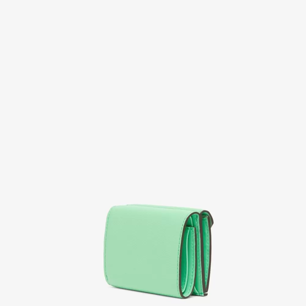 Portafogli>Fendi Portafoglio In Pelle Bicolore Bianca E Verde