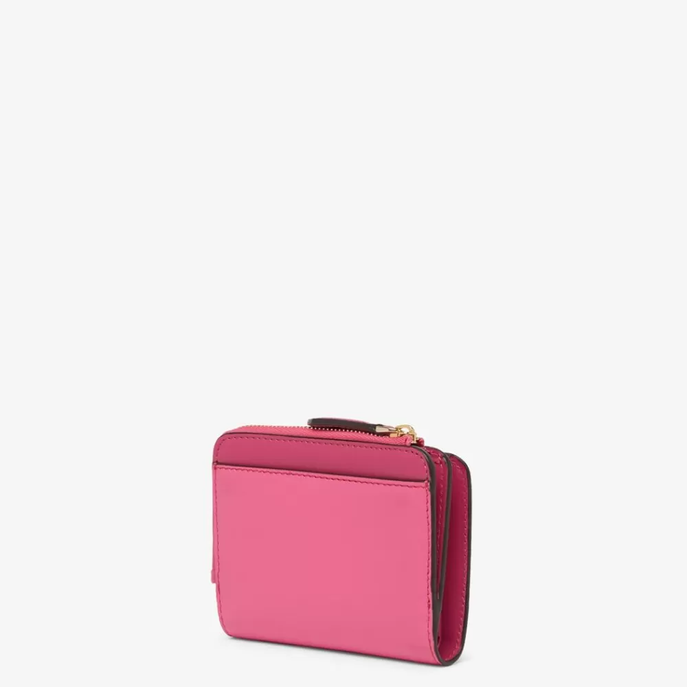 Portafogli>Fendi Portafoglio In Pelle Bicolore Fucsia E Rosa Scuro