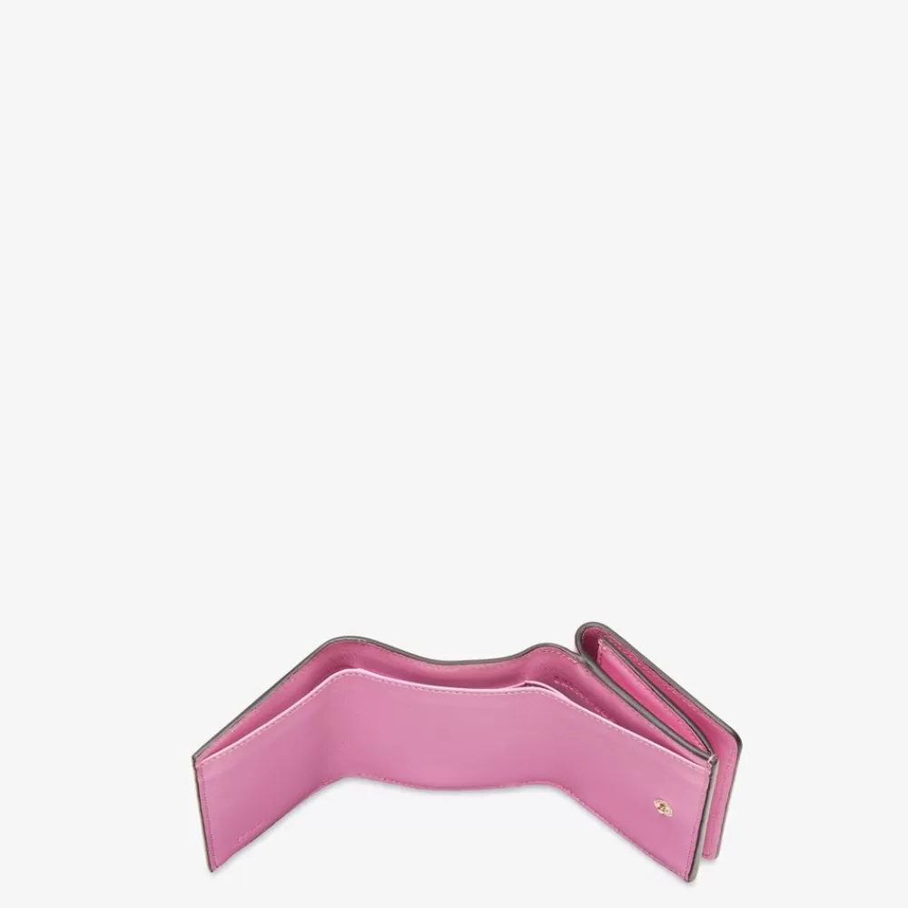 Portafogli>Fendi Portafoglio In Pelle Rosa
