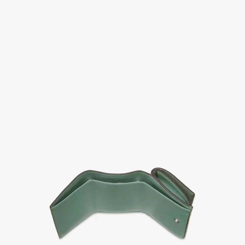 Portafogli>Fendi Portafoglio In Pelle Verde Menta