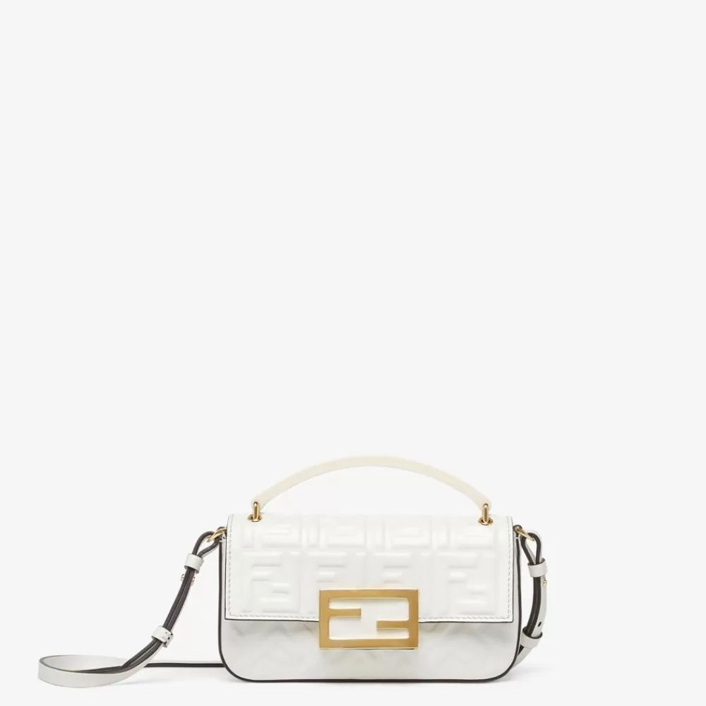 Borse Mini>Fendi Pouch In Nappa Bianca