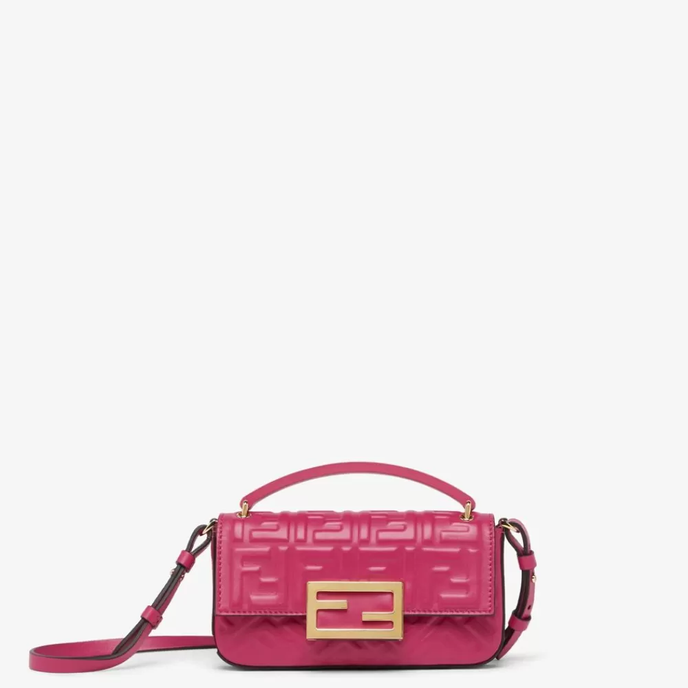 Borse Mini>Fendi Pouch In Nappa Fucsia