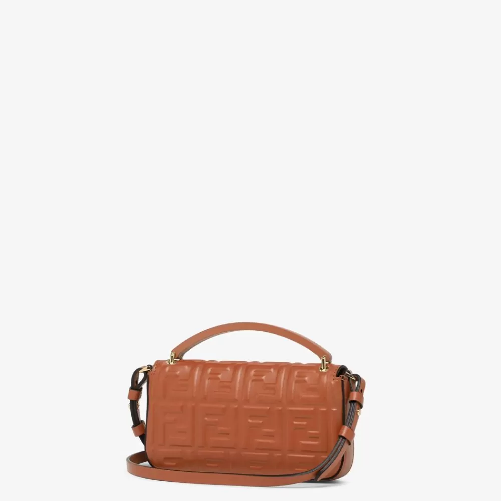 Borse Mini>Fendi Pouch In Nappa Marrone