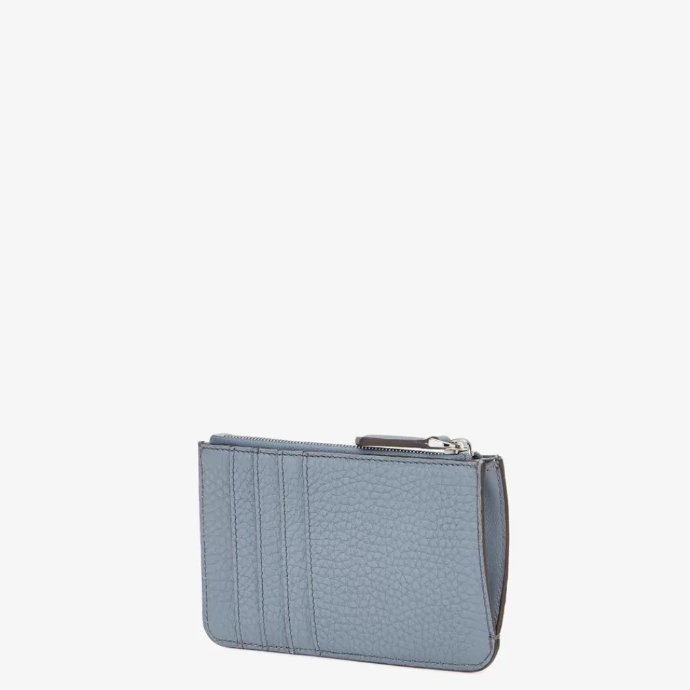 Portacarte E Piccoli Accessori>Fendi Pouch In Pelle Azzurra