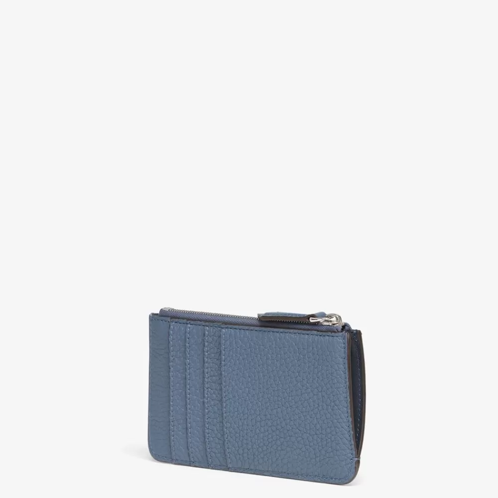 Portacarte E Piccoli Accessori>Fendi Pouch In Pelle Blu