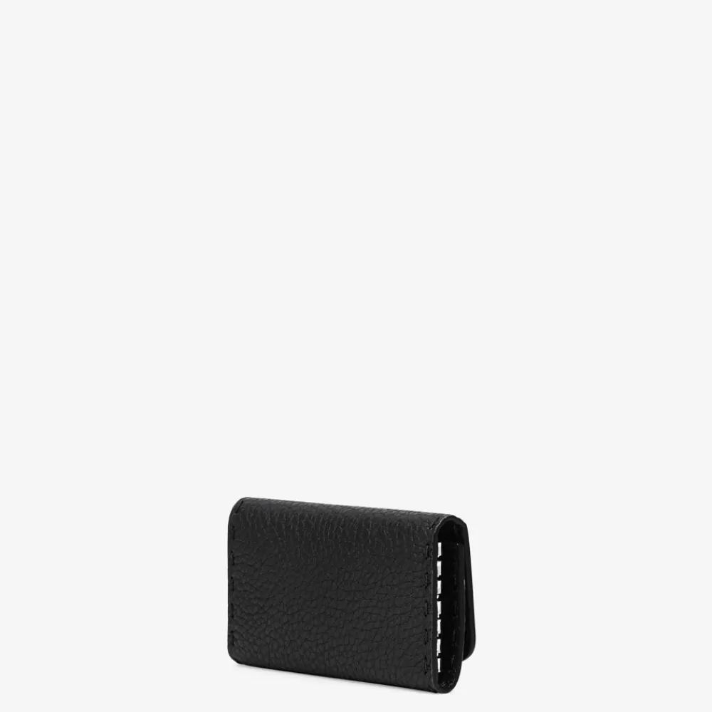 Custodie Per Smartphone>Fendi Pouch In Pelle Nera
