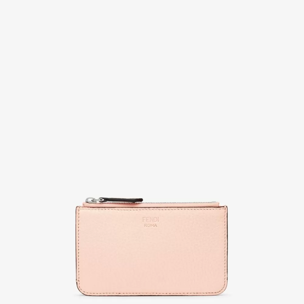 Portacarte E Piccoli Accessori>Fendi Pouch In Pelle Rosa