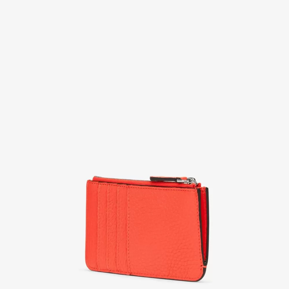 Portacarte E Piccoli Accessori>Fendi Pouch In Pelle Rossa