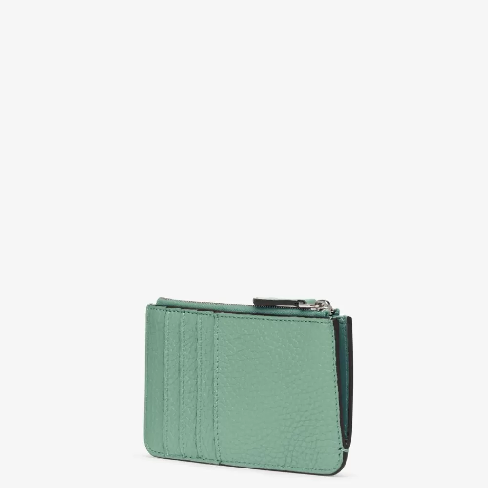 Portacarte E Piccoli Accessori>Fendi Pouch In Pelle Verde Menta