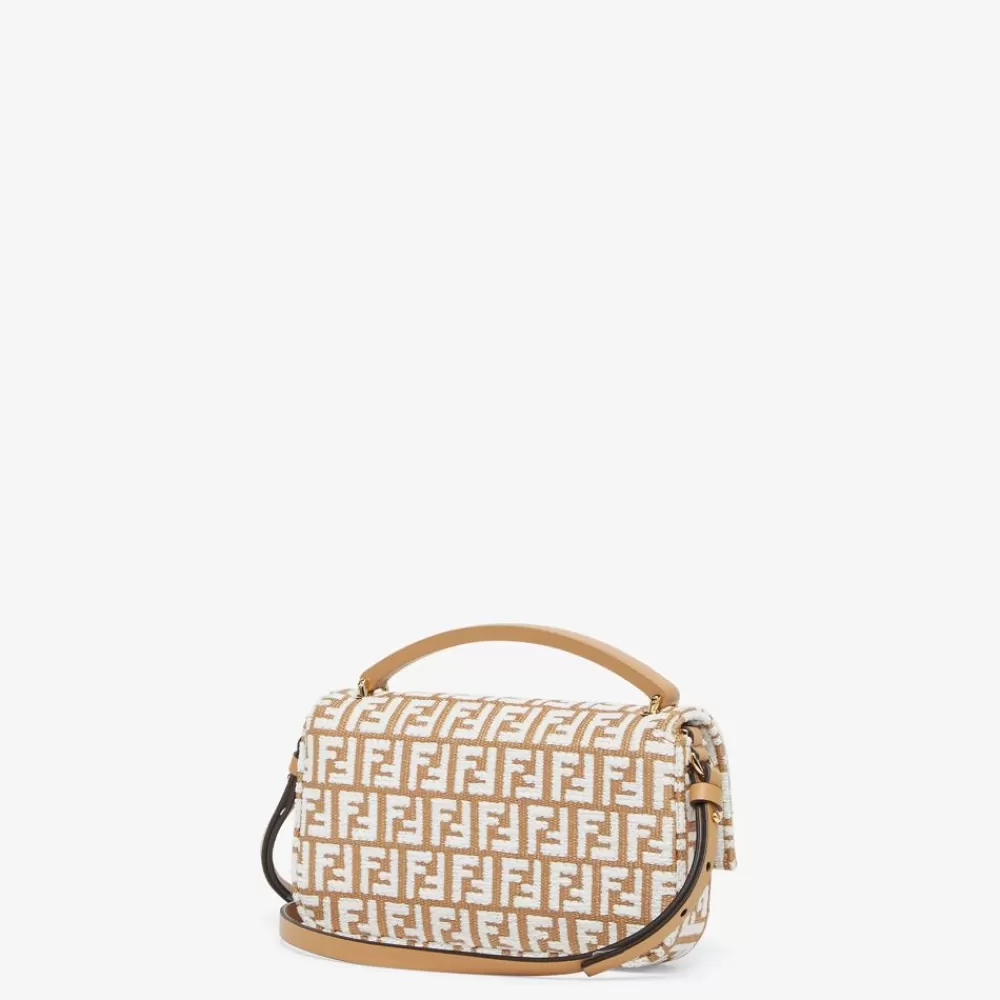 Borse Mini>Fendi Pouch In Rafia Beige Ff