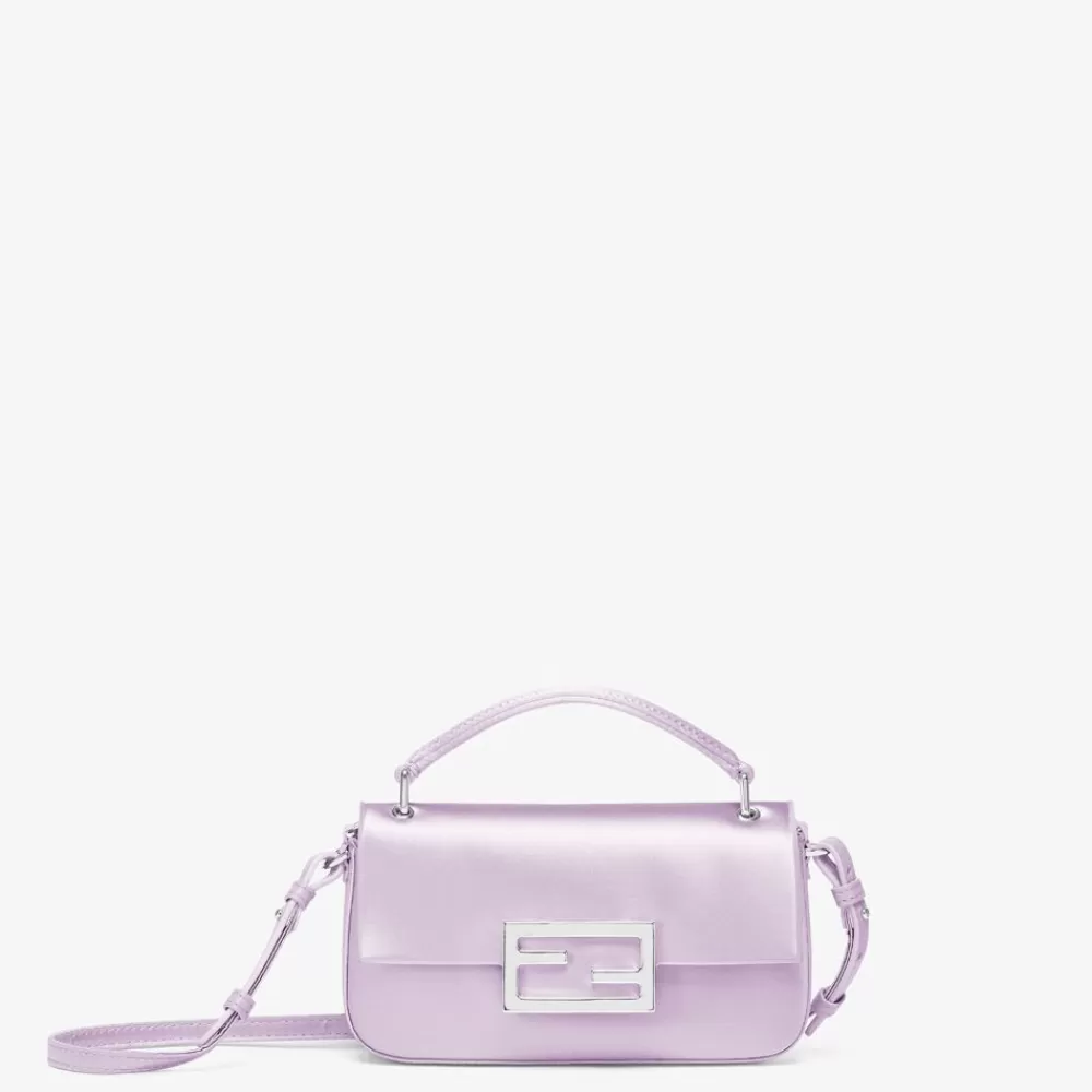 Borse Mini>Fendi Pouch In Seta Lilla