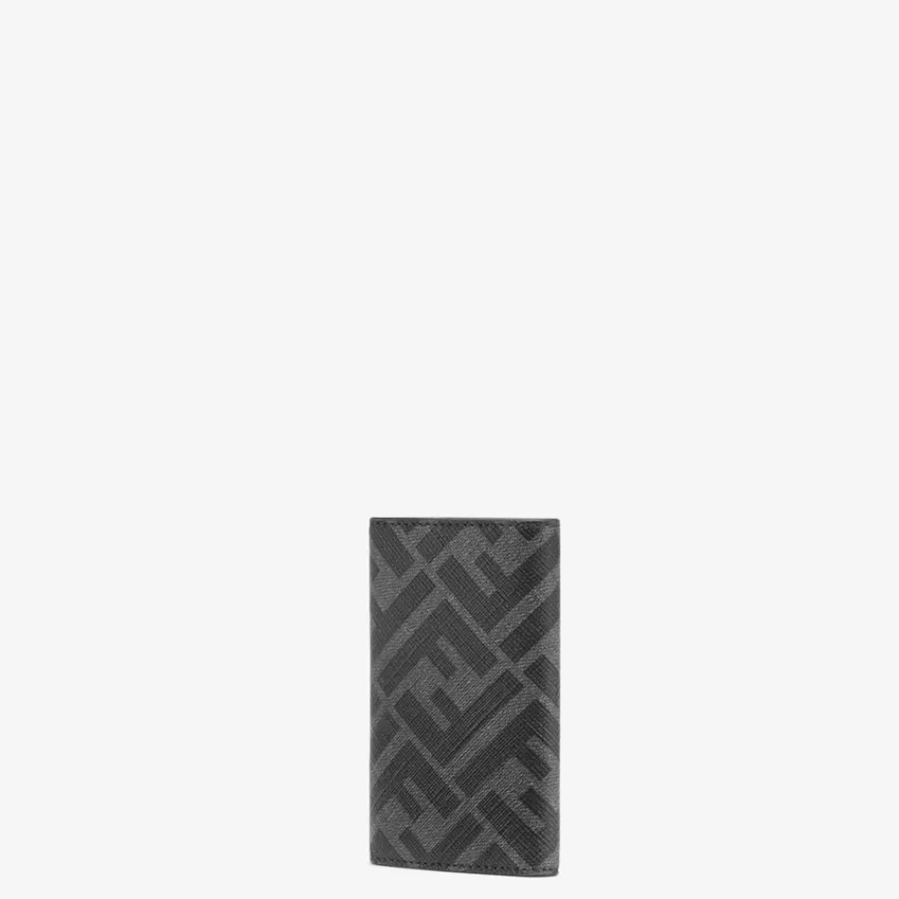 Portachiavi E Accessori Per Borse>Fendi Pouch In Tessuto Grigio