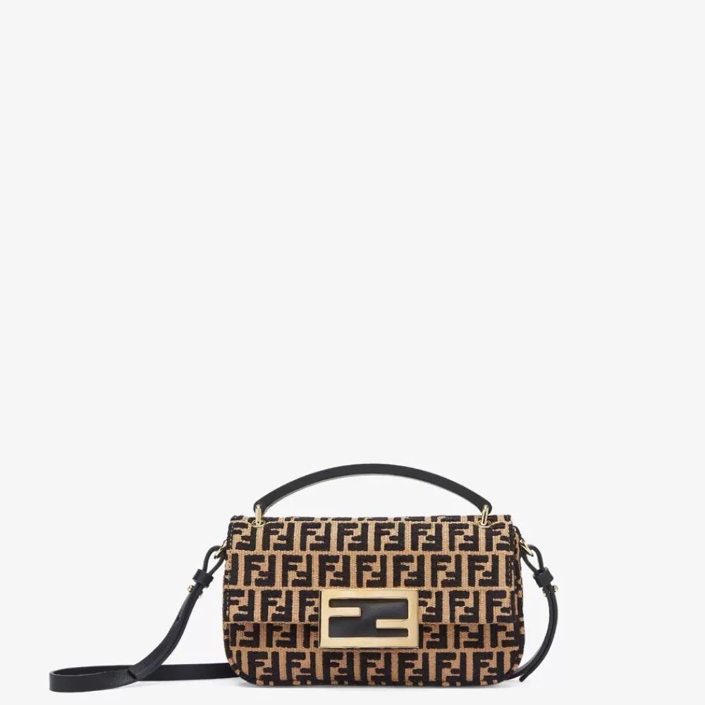 Borse Mini>Fendi Pouchin Rafia Naturale Ff