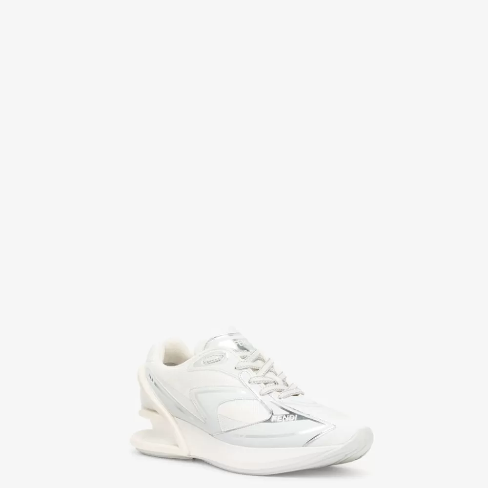 Sneakers>Fendi Runner In Tessuto Bianco