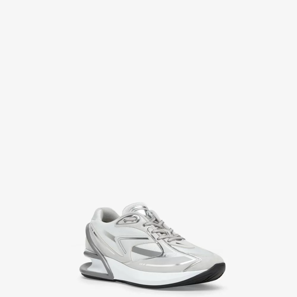 Sneakers>Fendi Runner In Tessuto Grigio