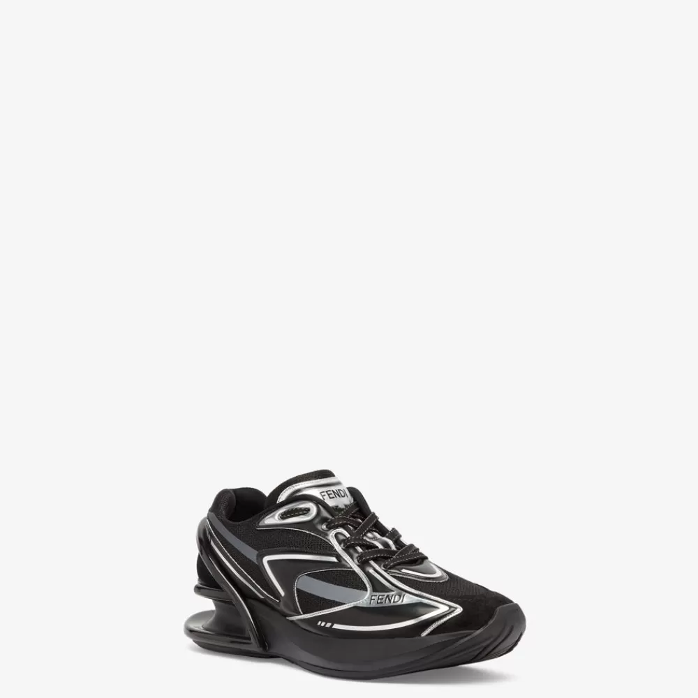 Sneakers>Fendi Runner In Tessuto Nero