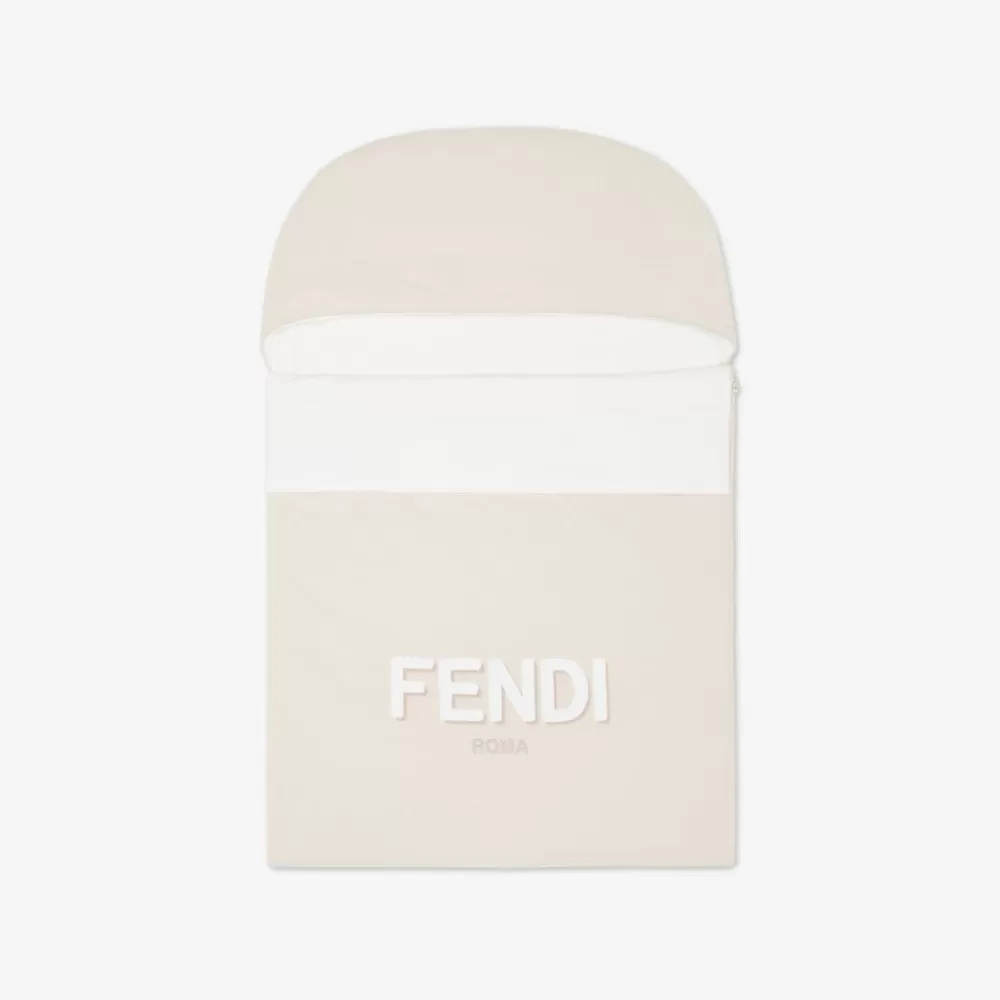 Bambina>Fendi Sacco Nanna Roma In Jersey Beige