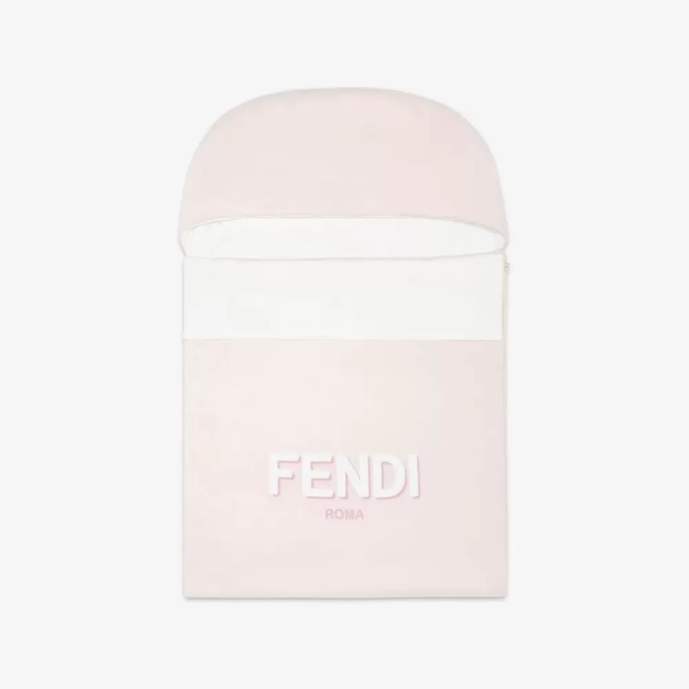Bambina>Fendi Sacco Nanna Roma In Jersey Rosa