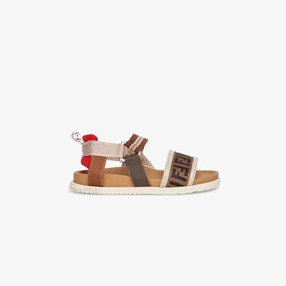 Scarpe>Fendi Sandalo Junior Girl In Tessuto