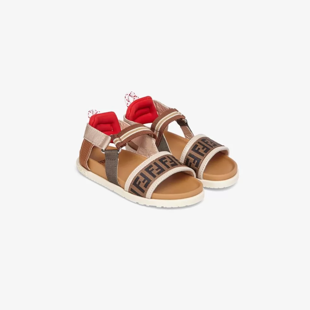 Scarpe>Fendi Sandalo Junior Girl In Tessuto