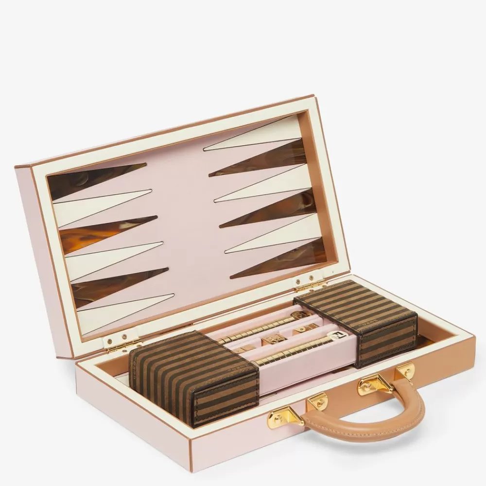 Tempo Libero>Fendi Scatola Backgammon In Nappa Bicolor
