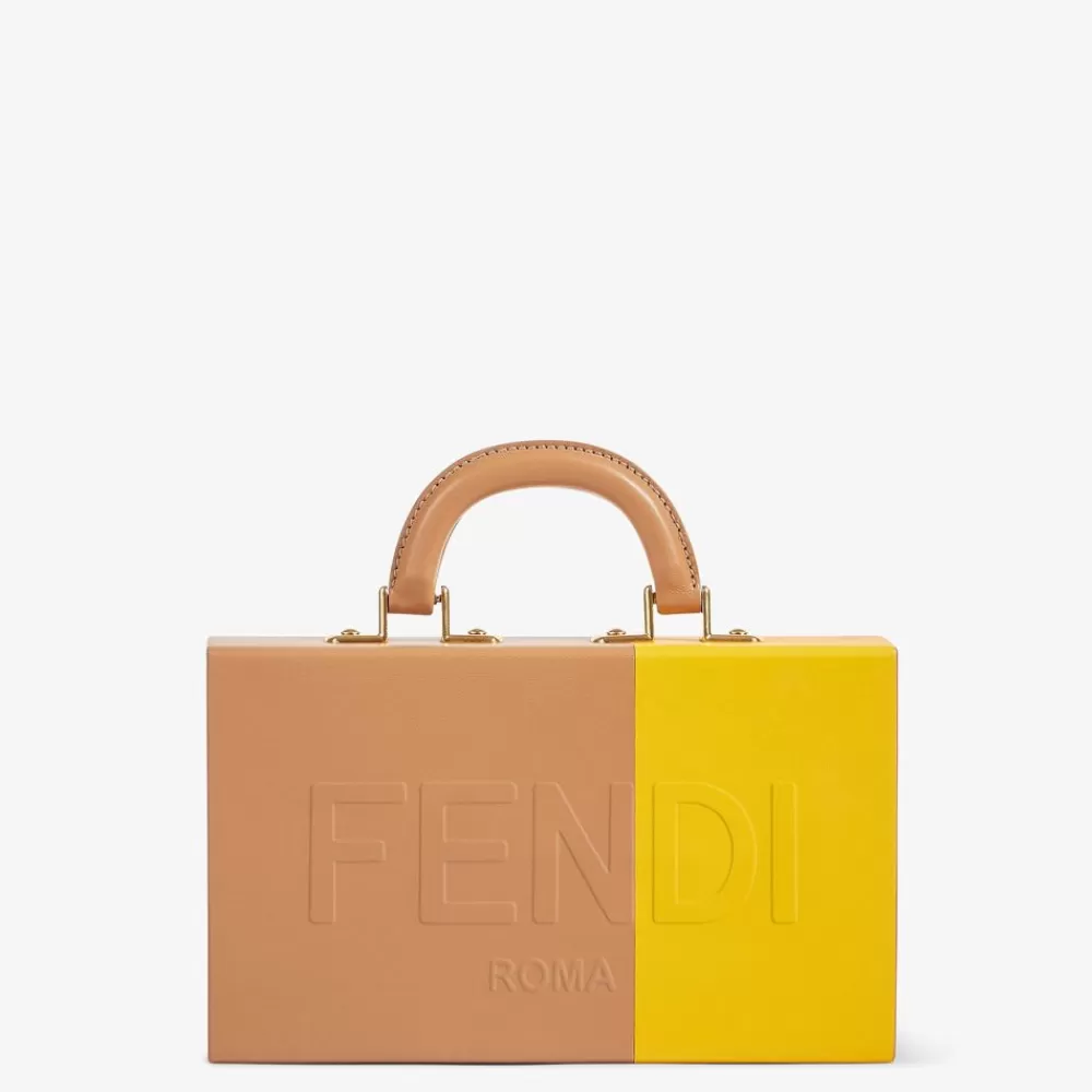 Tempo Libero>Fendi Scatola Con Carte Da Gioco In Nappa Bicolor