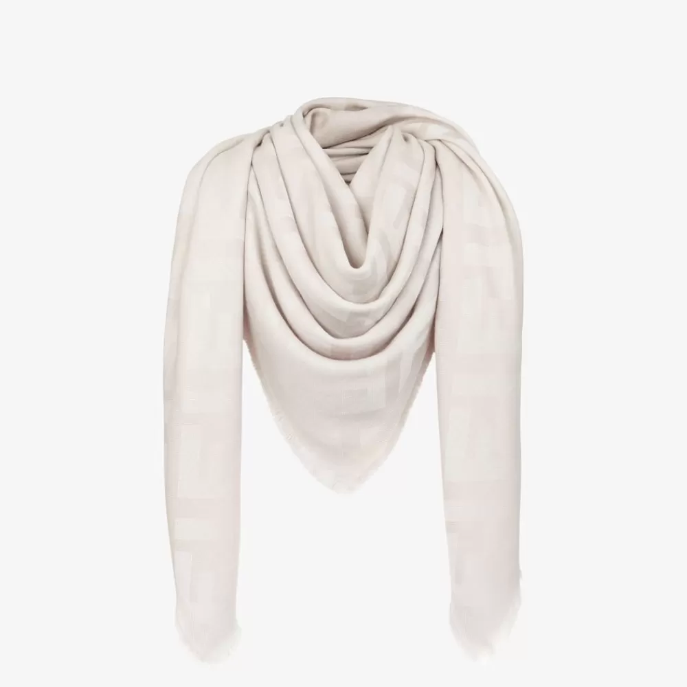 Sciarpe E Poncho>Fendi Scialle In Lana E Cashmere