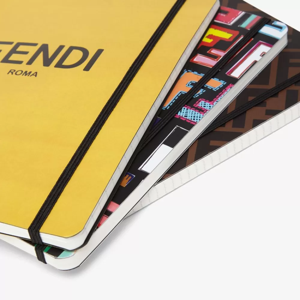 Accessori>Fendi Set "Back To School" Con Quaderni Multicolor + Matite Colorate