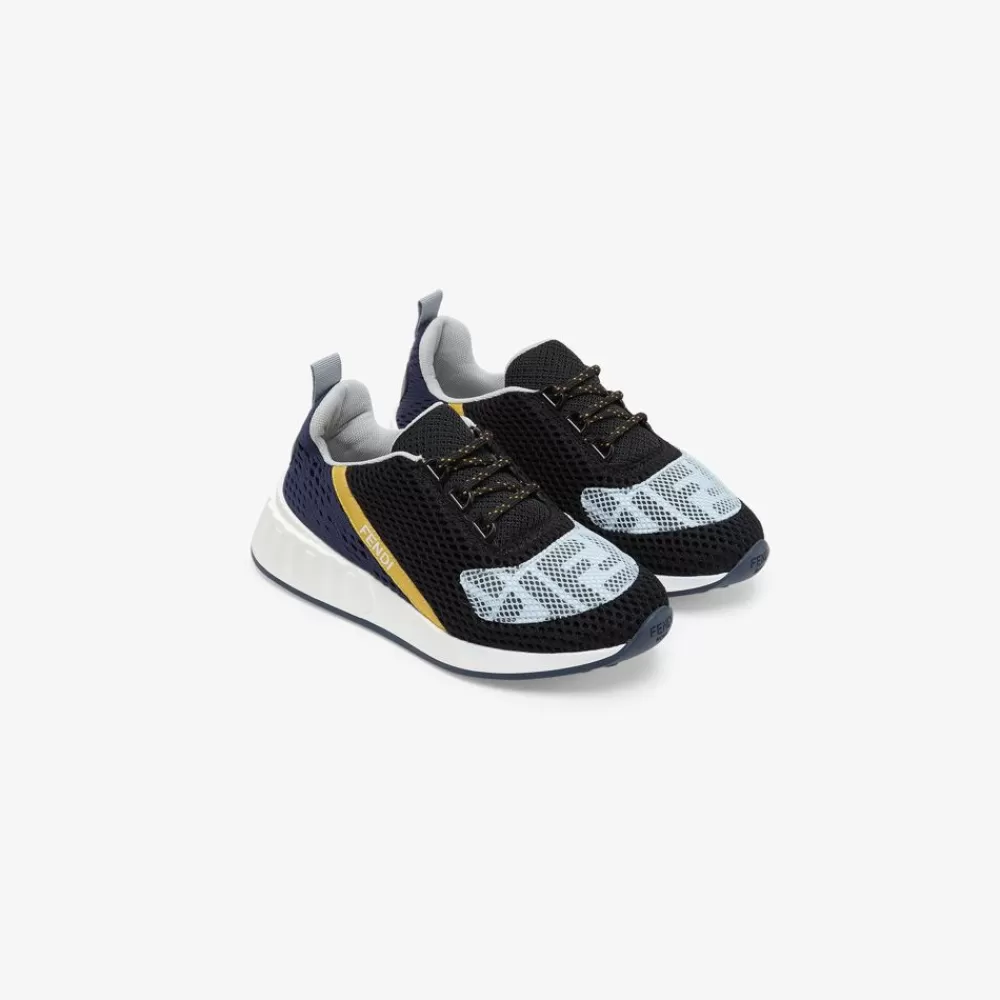 Scarpe>Fendi Sneaker Con Mesh E Logo Multicolore