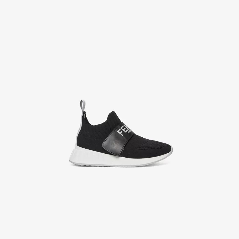 Scarpe>Fendi Sneaker Junior In Maglia Nera