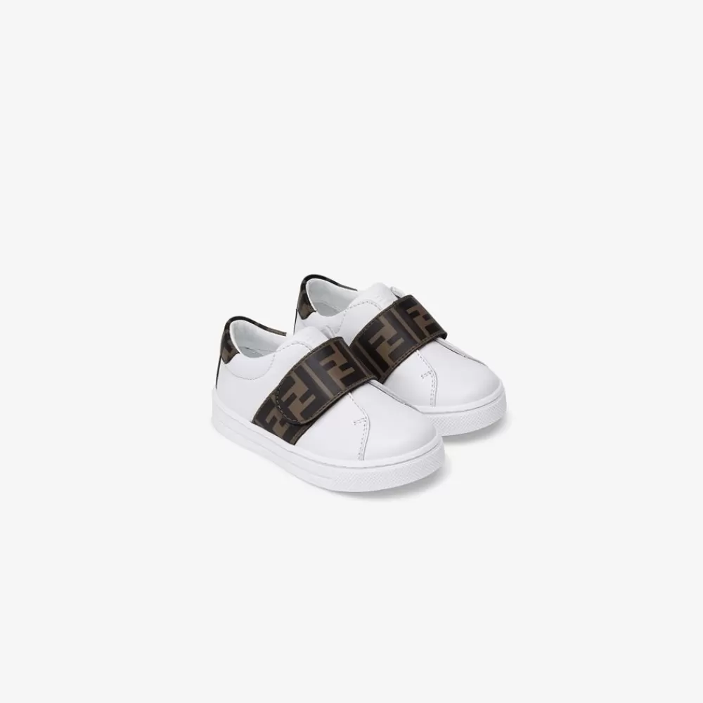 Bambina>Fendi Sneaker Junior Unisex In Nappa