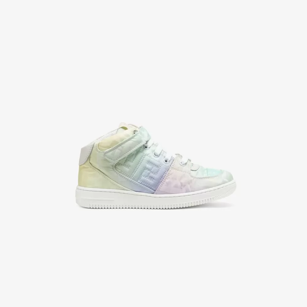 Scarpe>Fendi Sneaker Media In Nylon Ff Multicolore